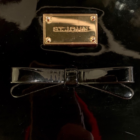 ST. JOHN LEATHER HANDBAG - Picture 4 of 5